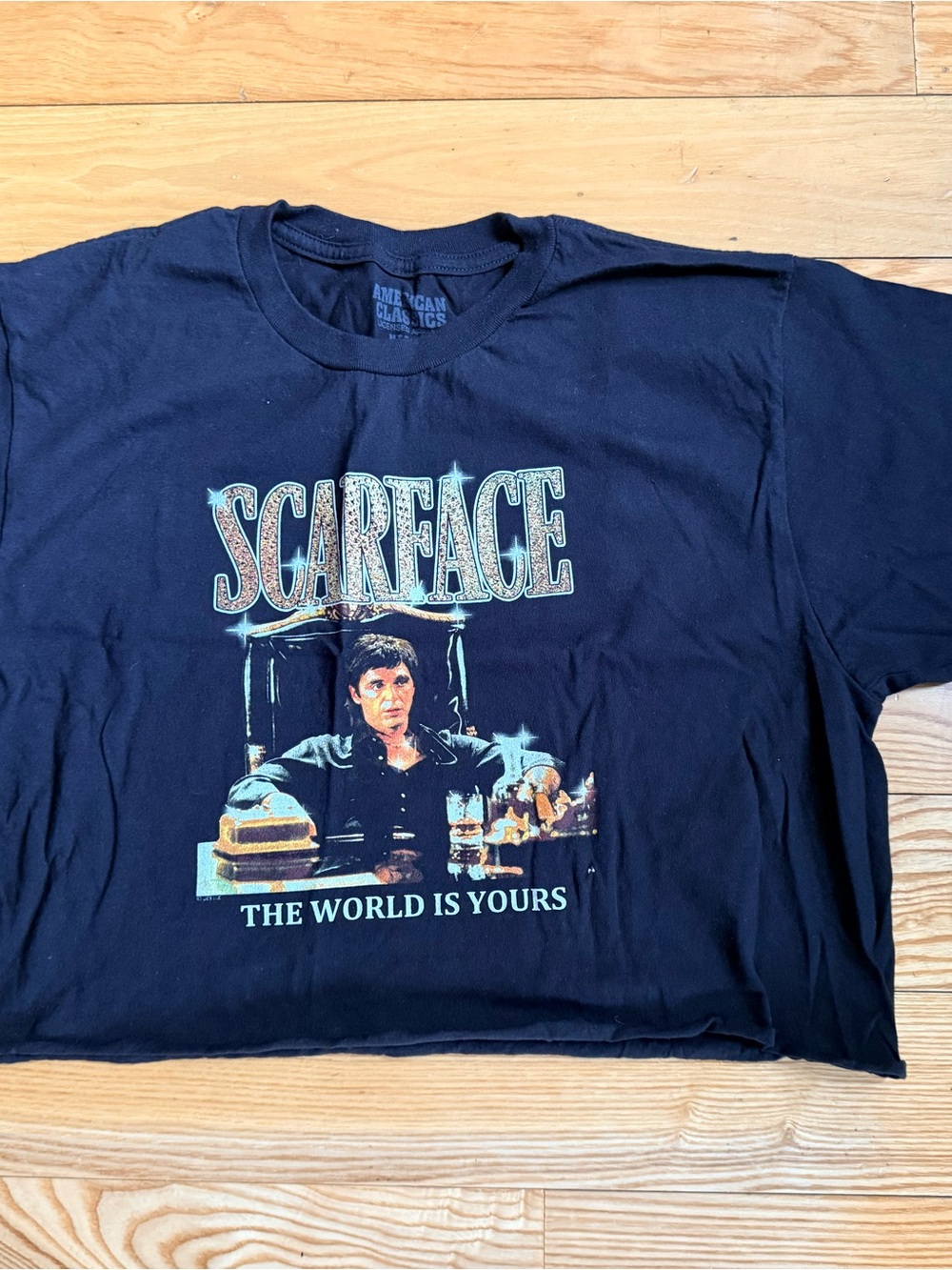 Scarface "The World Is Yours" Graphic Tee - Black